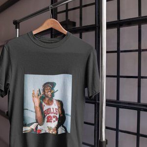 Michael Jordan Cigar Championship Celebration Unisex T-Shirt